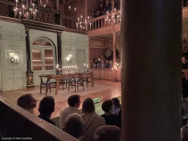 Sam Wanamaker Playhouse Playhouse Lower Gallery A19 view from seat photo