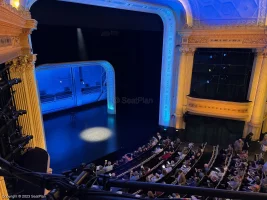 Hudson Theatre Balcony A17 view from seat photo