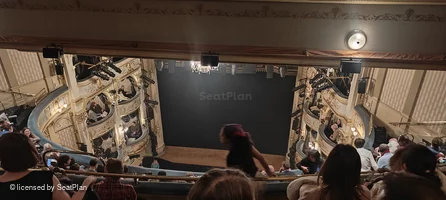 Wyndham's Theatre Grand Circle H12 view from seat photo