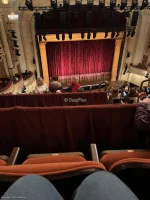 Majestic Theatre Rear Mezzanine B121 view from seat photo