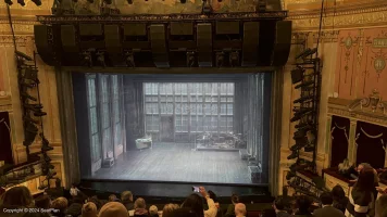 Neil Simon Theatre Mezzanine K120 view from seat photo