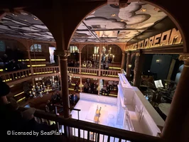 Sam Wanamaker Playhouse Playhouse Upper Gallery CC4 view from seat photo