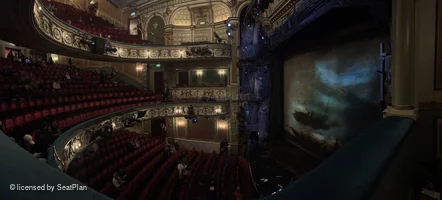 Sondheim Theatre Schonberg Loge5 view from seat photo