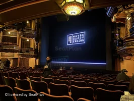 Belasco Theatre Orchestra N16 view from seat photo