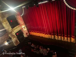 Garrick Theatre Grand Circle BoxJ2 view from seat photo
