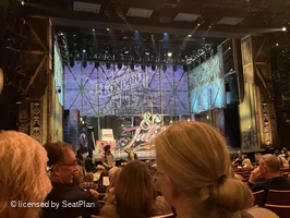 Stephen Sondheim Theatre Orchestra N119 view from seat photo