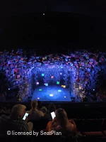 Cambridge Theatre Upper Circle E18 view from seat photo