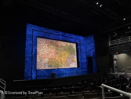 Laura Pels Theatre Orchestra K9 view from seat photo