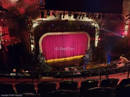 Studio 54 Theatre Mezzanine HH111 view from seat photo