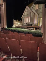 Booth Theatre Orchestra D16 view from seat photo