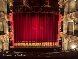 Garrick Theatre Dress Circle C15 view from seat photo