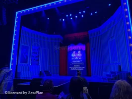 Daryl Roth Theatre Orchestra F104 view from seat photo