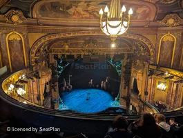Theatre Royal Haymarket Upper Circle D16 view from seat photo