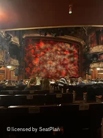 Lyceum Theatre Stalls V34 view from seat photo