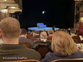 Booth Theatre Orchestra K9 view from seat photo