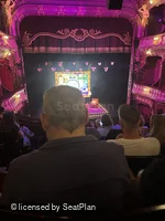 Apollo Theatre Dress Circle F22 view from seat photo
