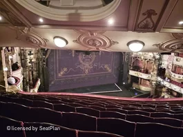 London Coliseum Upper Circle L51 view from seat photo