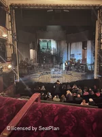 Lyric Theatre Dress Circle A15 view from seat photo