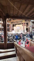 Shakespeare's Globe Theatre Lower Gallery - Bay H D41 view from seat photo