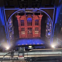 Savoy Theatre Upper Circle A13 view from seat photo