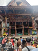 Shakespeare's Globe Theatre Yard Standing K49 view from seat photo