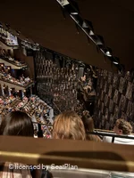 Barbican Theatre Gallery A1 view from seat photo