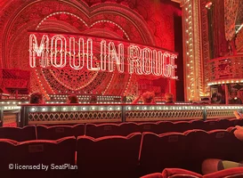 Piccadilly Theatre Stalls E19 view from seat photo