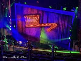 Palace Theatre Mezzanine K4 view from seat photo