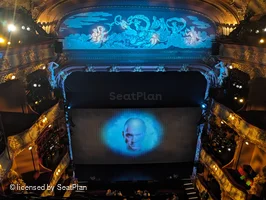 Apollo Theatre Balcony A17 view from seat photo