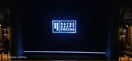 Belasco Theatre Mezzanine B109 view from seat photo