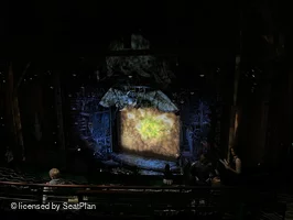 Apollo Victoria Theatre Dress Circle L5 view from seat photo