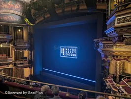 Belasco Theatre Mezzanine D18 view from seat photo