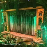 Studio 54 Theatre Front Mezzanine DD6 view from seat photo