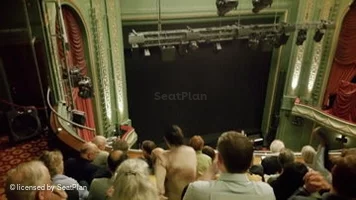 Piccadilly Theatre Grand Circle F28 view from seat photo