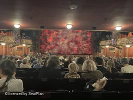 Lyceum Theatre Stalls ZA25 view from seat photo