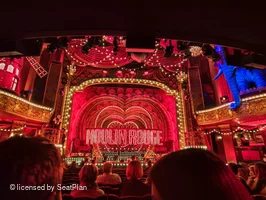 Piccadilly Theatre Stalls M16 view from seat photo