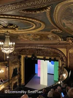 Theatre Royal Haymarket Upper Circle F3 view from seat photo