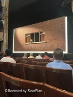 Harold Pinter Theatre Stalls F3 view from seat photo