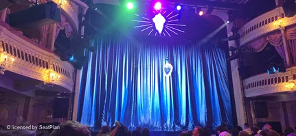 Criterion Theatre Stalls L16 view from seat photo