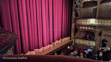 Apollo Theatre Dress Circle A31 view from seat photo