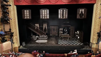 Barrymore Theatre Front Mezzanine C108 view from seat photo