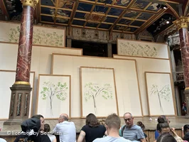 Shakespeare's Globe Theatre Yard Standing B29 view from seat photo