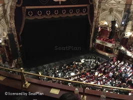 London Coliseum Balcony C40 view from seat photo