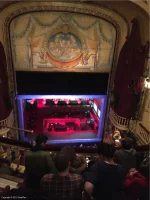 Playhouse Theatre Upper Circle E15 view from seat photo