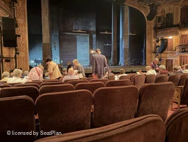 Winter Garden Theatre Orchestra M7 view from seat photo