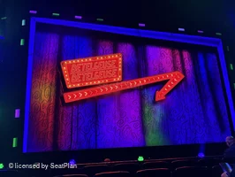 Prince Edward Theatre Stalls E22 view from seat photo