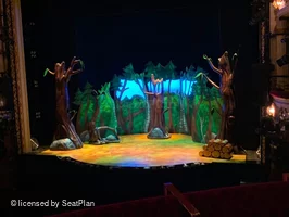 Lyric Theatre Dress Circle B3 view from seat photo