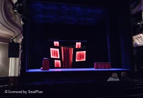 Garrick Theatre Stalls K19 view from seat photo