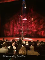 Longacre Theatre Orchestra G108 view from seat photo