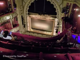 Lyric Hammersmith Upper Circle F4 view from seat photo
